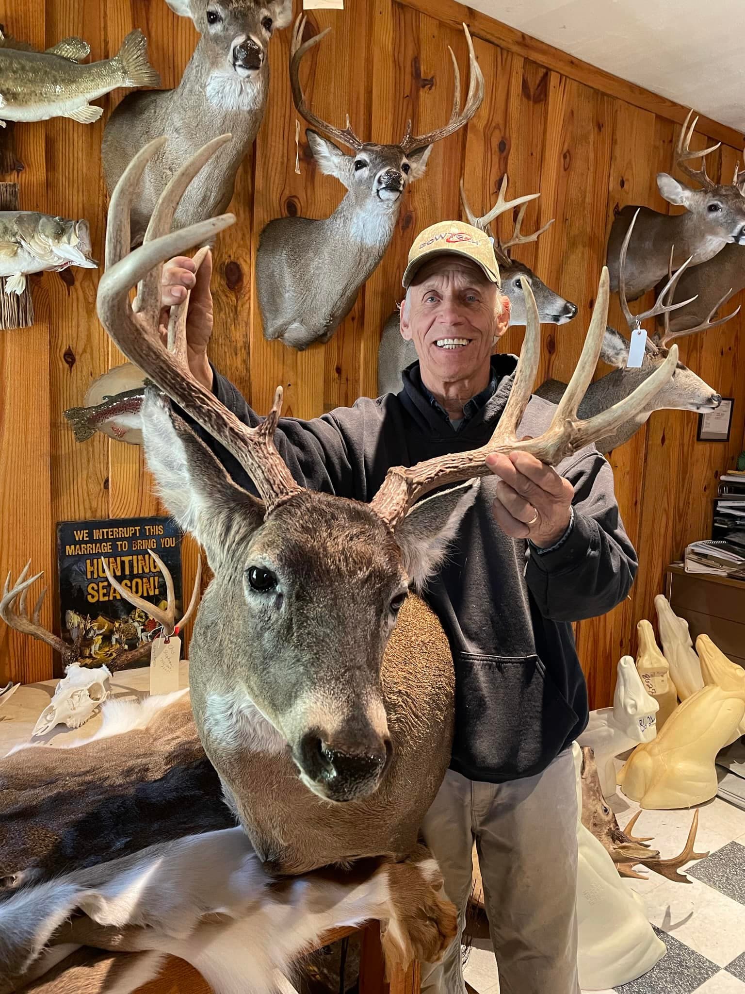 Happy customer with our taxidermy