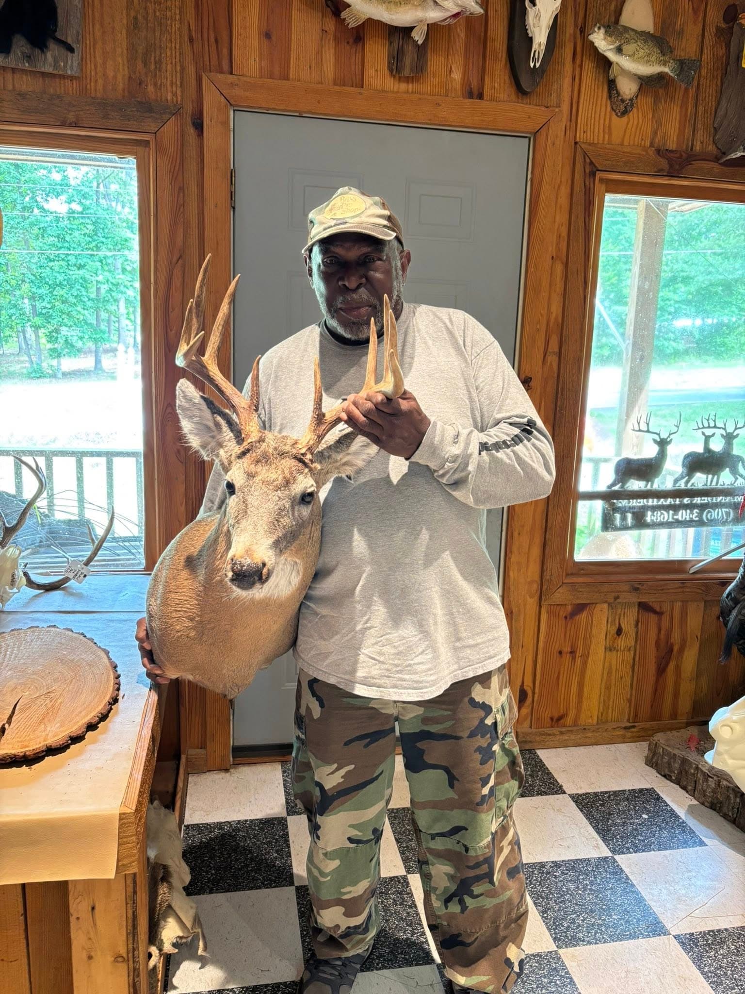 Happy customer with our taxidermy