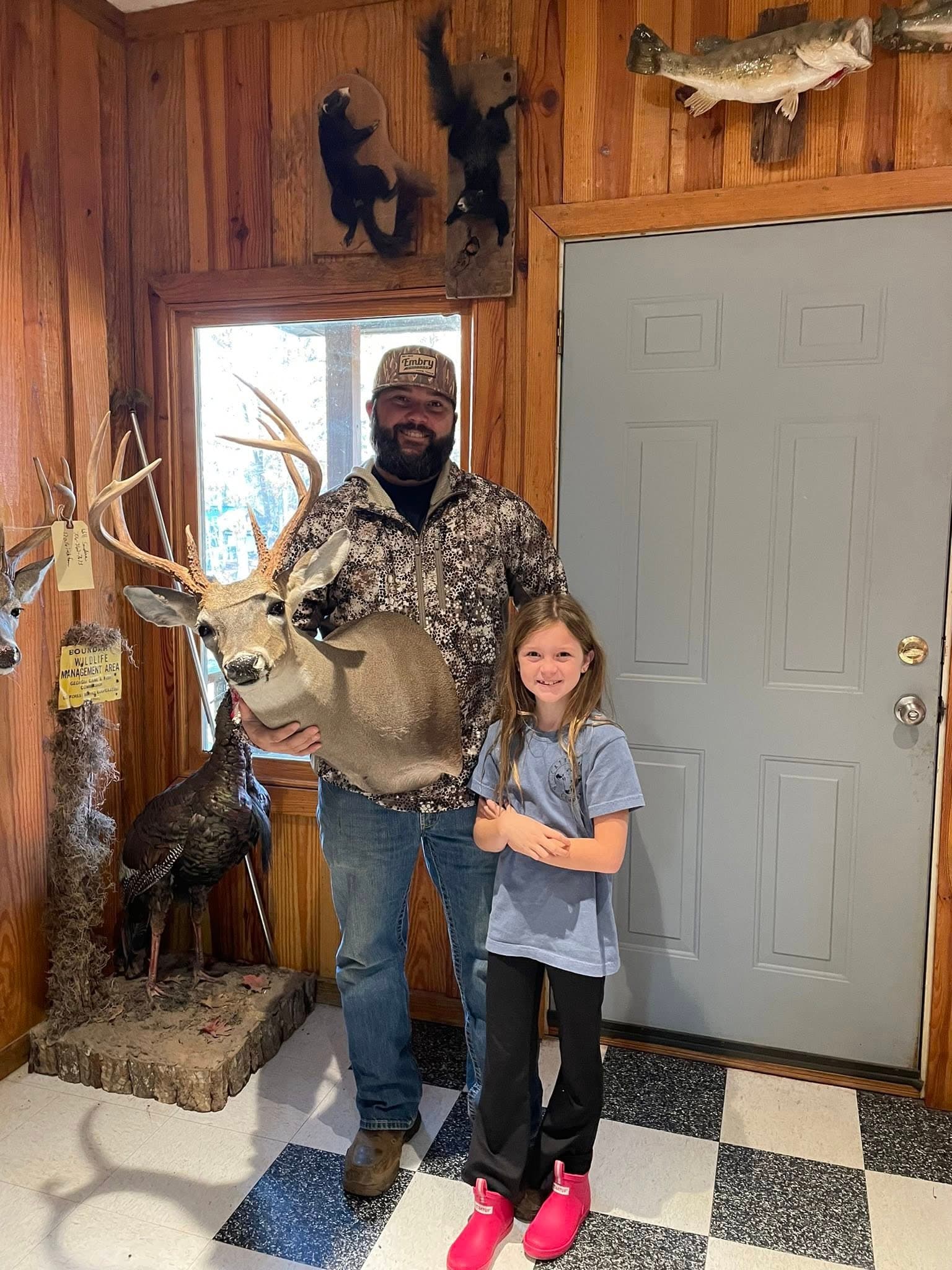 Happy customer with our taxidermy